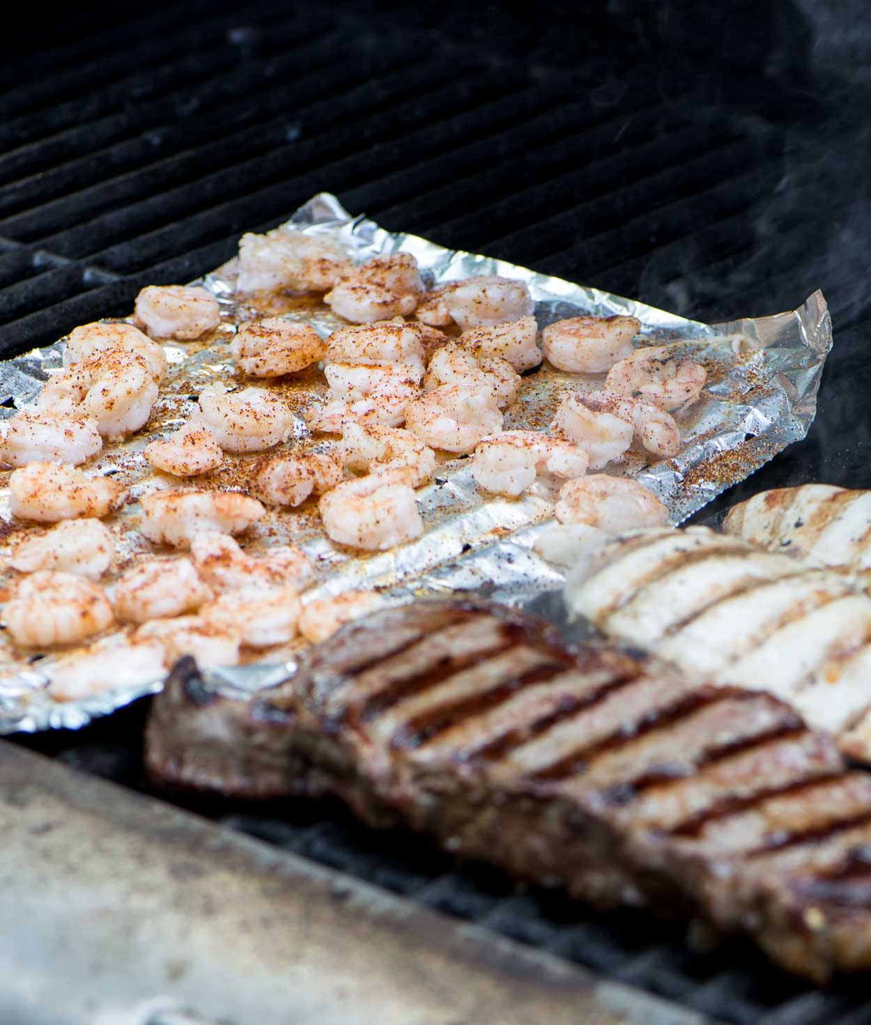 Chicken, Steak, Shrimp Fajitas